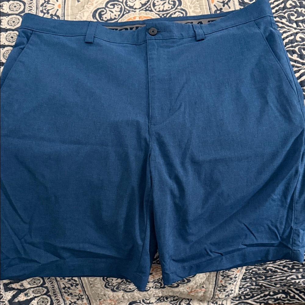 PGA Tour Men's Navy Flat Front Shorts